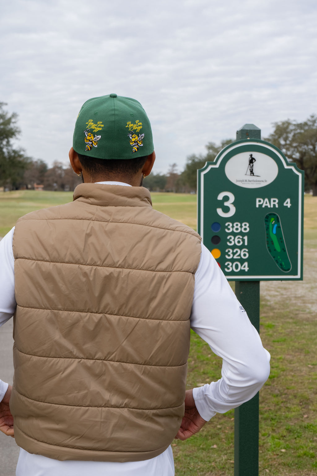 Green Multi Logo Fitted Hat