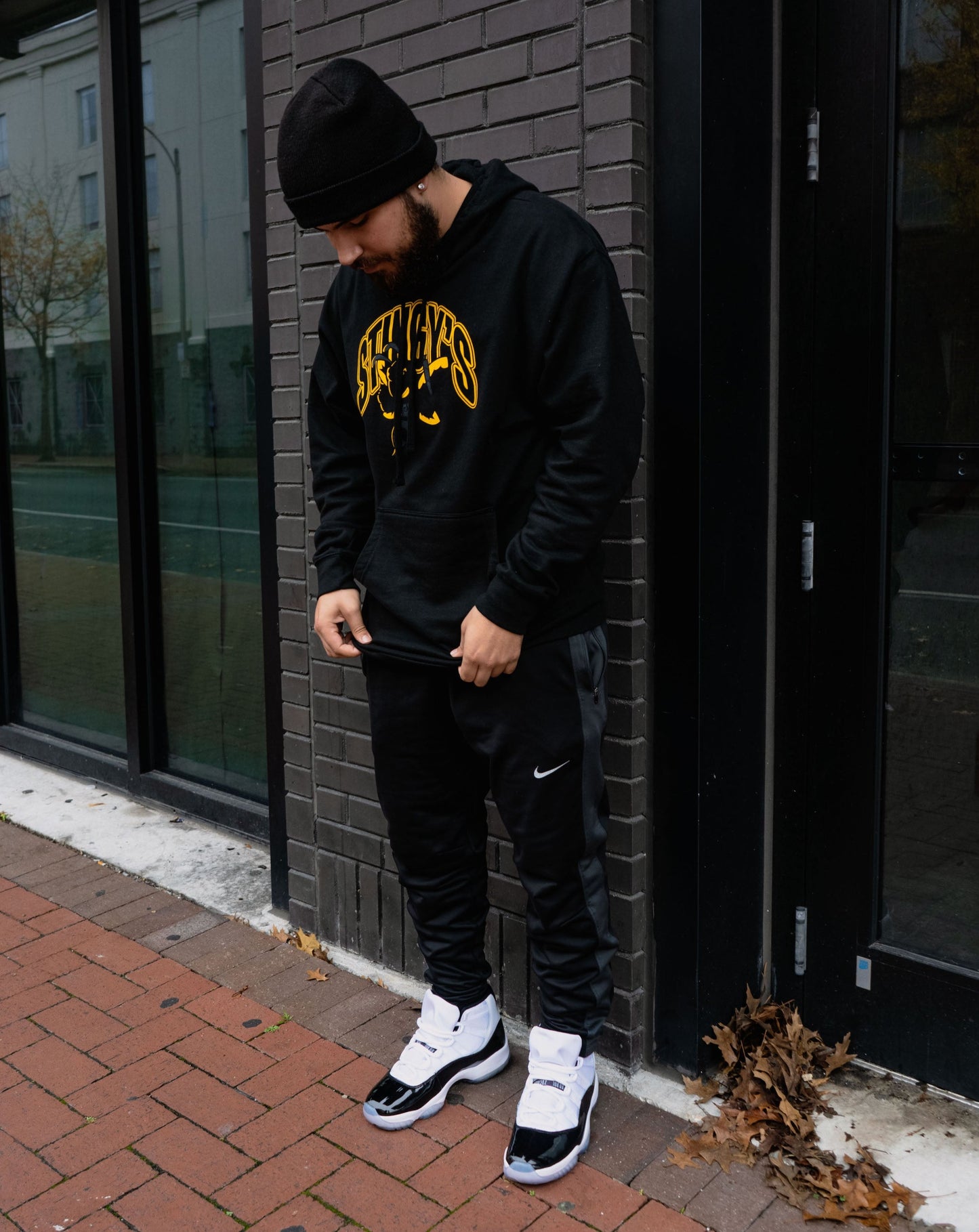 Stingy's Hooded Pullover (Black)