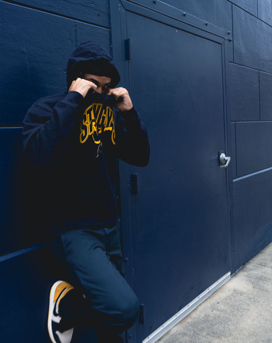 Stingy's Hooded Pullover (Navy)