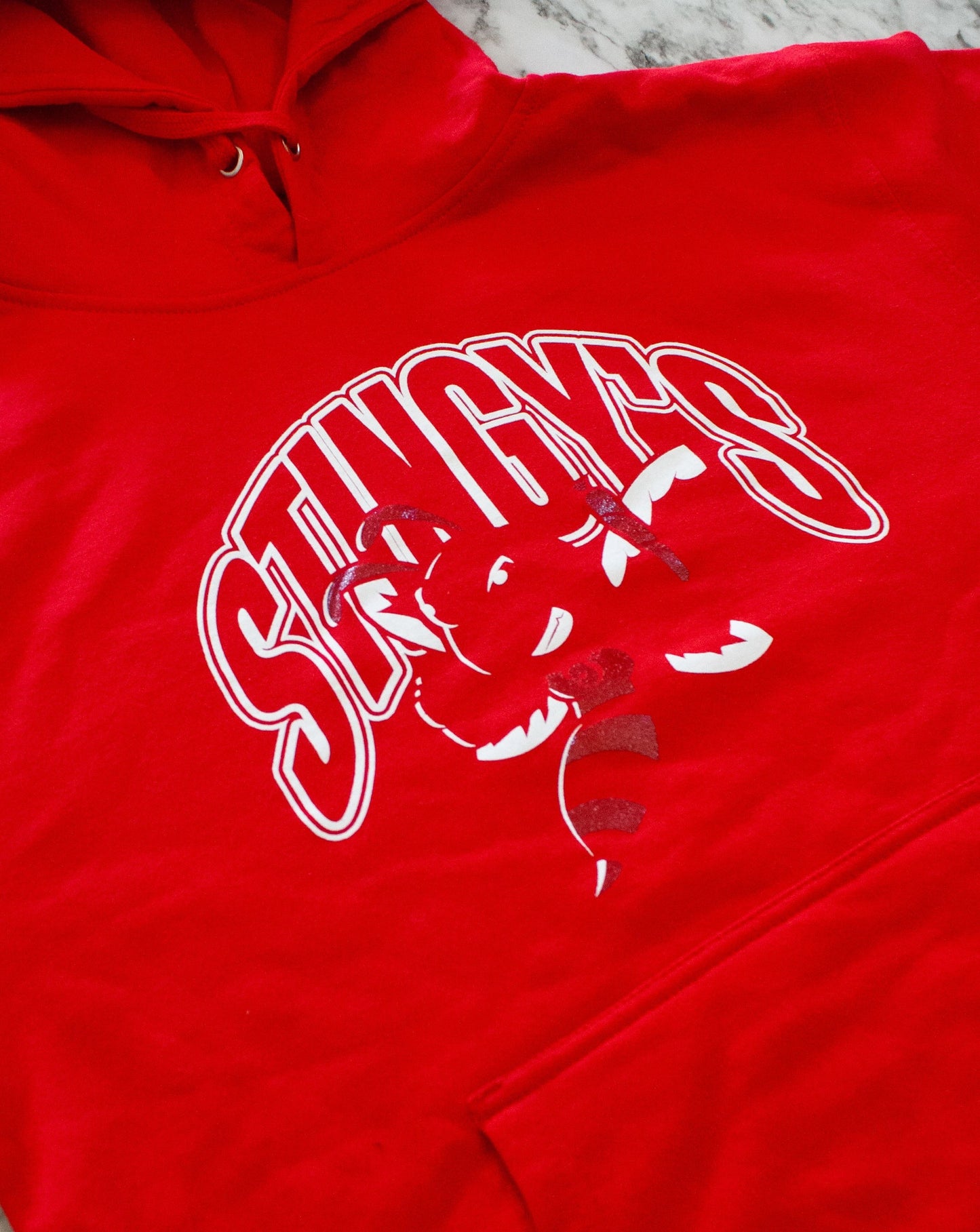 Stingy's Hooded Pullover (Red)